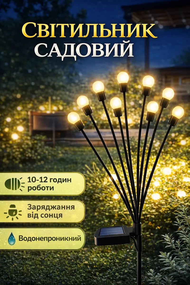 Садовий світильник «Світлячок»